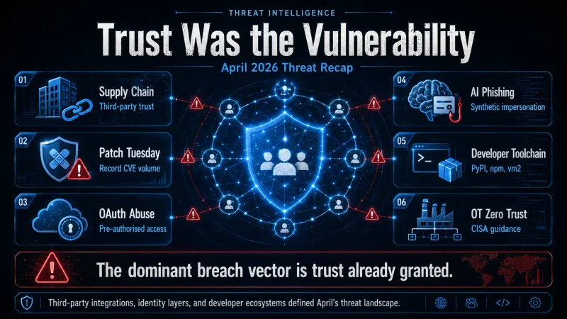 Trust Was the Vulnerability: AckerWorx's April 2026 Threat Recap