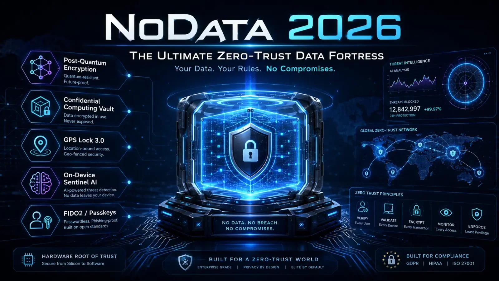 Introducing NoData 2026: Verifiable Privacy for the AI-Adversarial Era